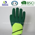 Guantes de seguridad de espuma de látex guantes de 3/4 de calor