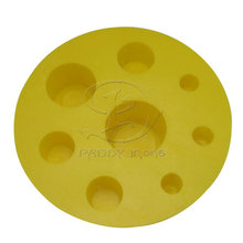 Желтая одноразовая чашка для пигмента удерживает пластиковую круглую чашку для чернил для татуировки