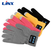 Touch Screen Knit Bluetooth Gloves Headset for Smartphone