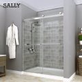 SALLY Bathroom Bathtub Double Sliding Bypass Shower Doors