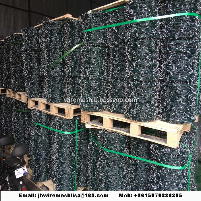 Galvanized and PVC Coated Barbed Wire