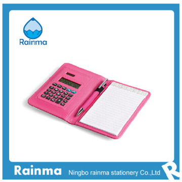 Mini calculatrice en cuir Organisateur Notebook