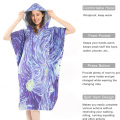 oversized microfiber surf changing robe printed poncho towel
