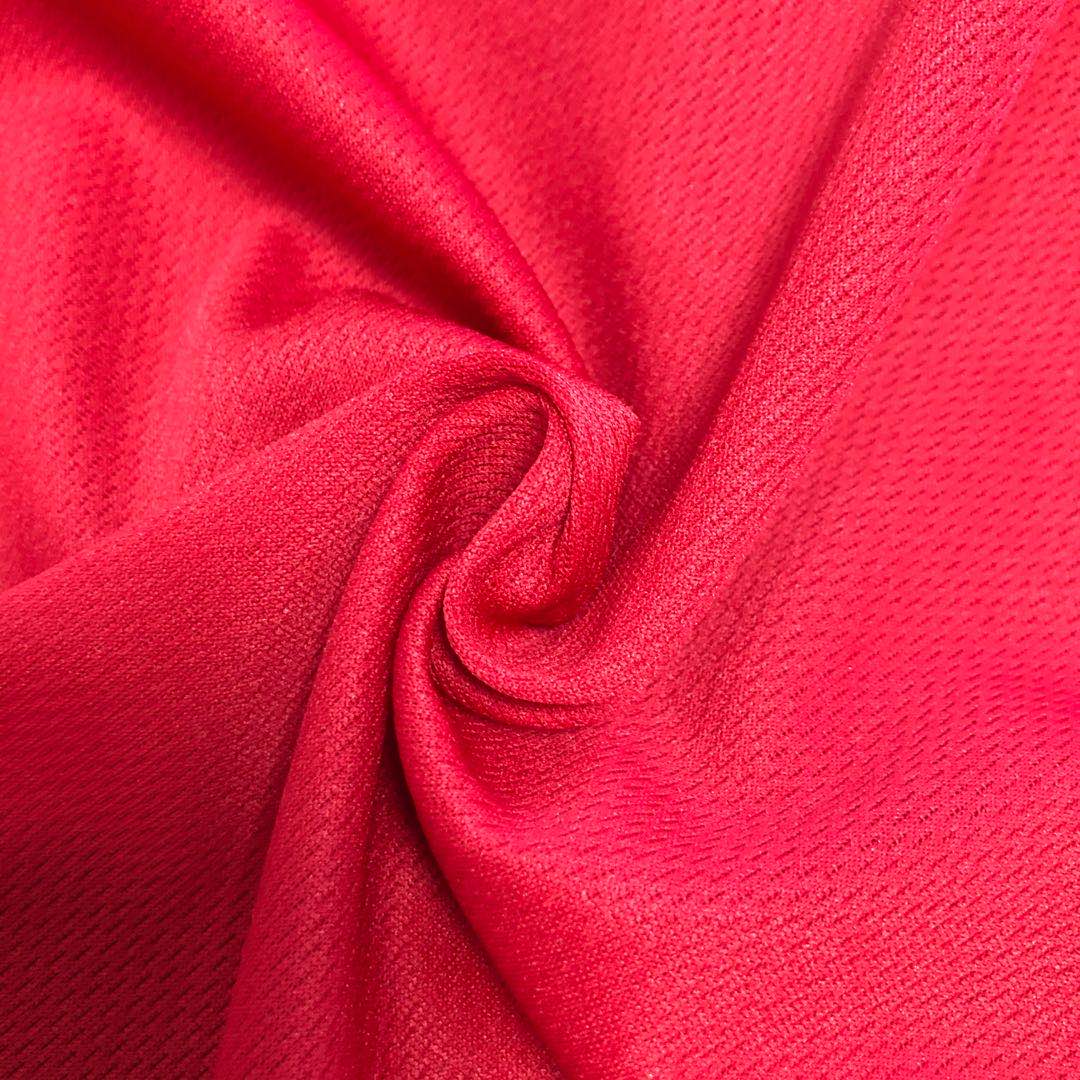 plain dyed Polyester bird eye mesh knitting Fabric
