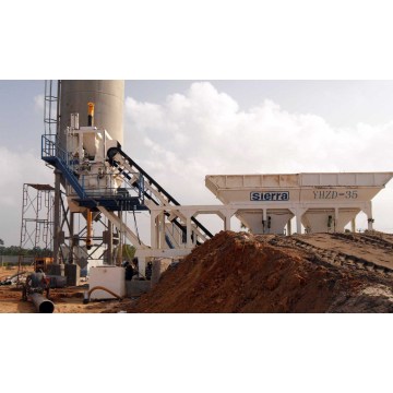 35m3/H Mobile Concrete Batching Plant