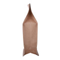 OEM Block Wholesale Biodegradable Food Packaging Manufacturer Plastic Bottom Coffee Bags with Valve