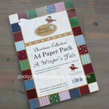 Weihnachtskollektion A4 Papierpackung Handgemachtes DIY Scrapbooking Papier