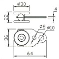 Curtain Track Roller for Trailers