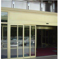 Stainless steel automatic telescopic door system