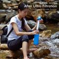 Outdoor Hiking Essential Filter Silicone Water Bottle