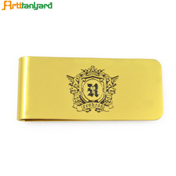 Metal Card Holder With Money Clip