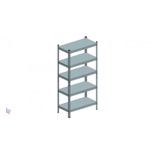 Medium Duty Rack Metal Rack for Warehouse