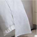 Canasin Hotel linge Plain de Satin 100 % coton blanc