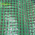 Fire retardant pe grid fabric mesh leno tarpaulin