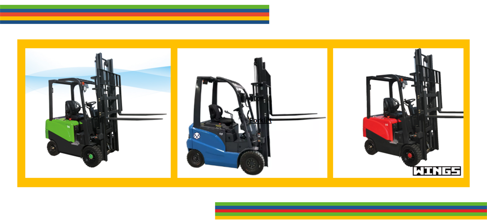 1.5 tons electric forklift trucks (2)