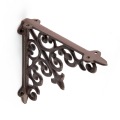 Heavy duty cast iron rustic shelf brackets