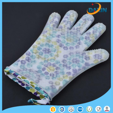 Colorful Round DOT Pattern Heat Resistant Silicone Glove