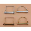 Zinc yellow Square Wire lock pin for tractor