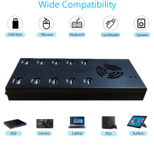 Multi Port USB 2.0 Hub with 120W Hub