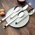 Kitchen stainless steel buffet serving spoon set