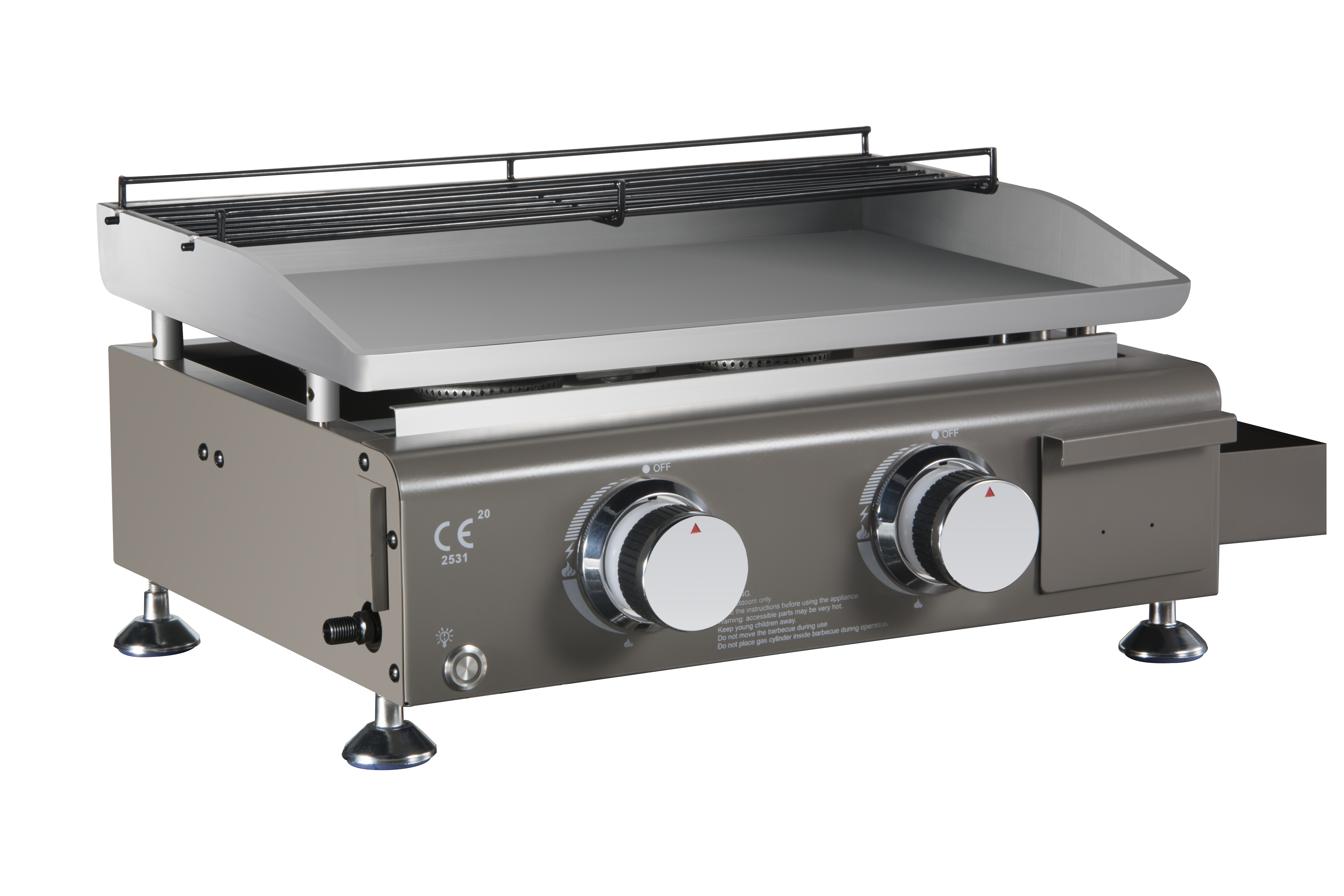 2 Burner Flat Top Grill