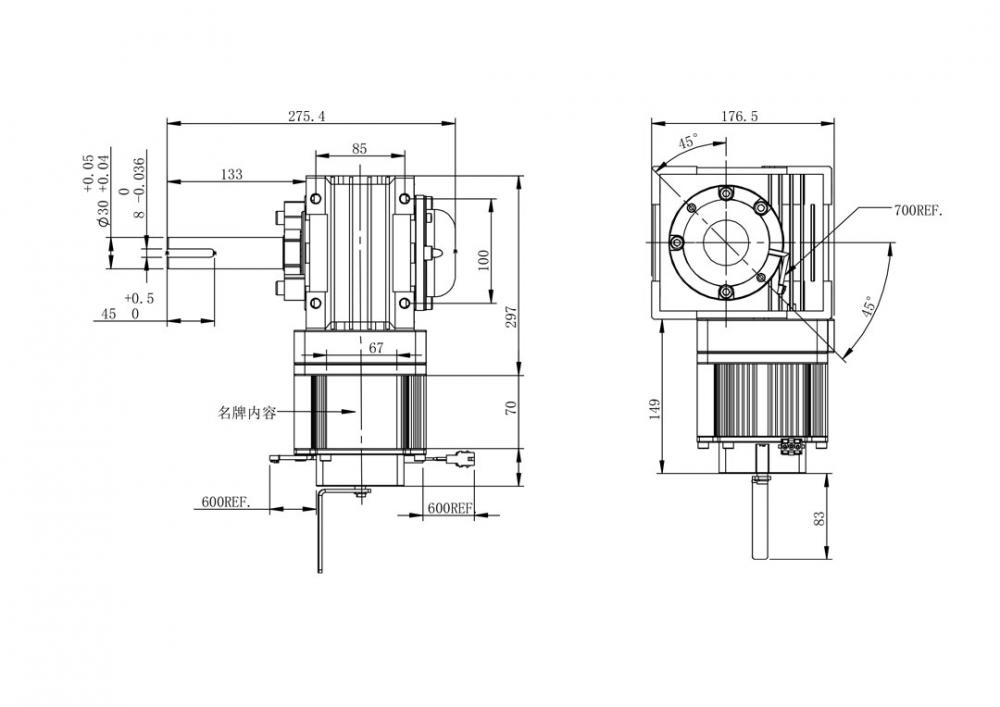 MAINTEX DZJ8063 Barrier Gate Motor