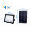 solar led flood light with sensor