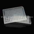 0.2ml 96 Placa PCR PLATES MEDIA FALDA TRANSPARENTE