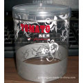 Emballage de tube et de cylindre transparent fait sur commande