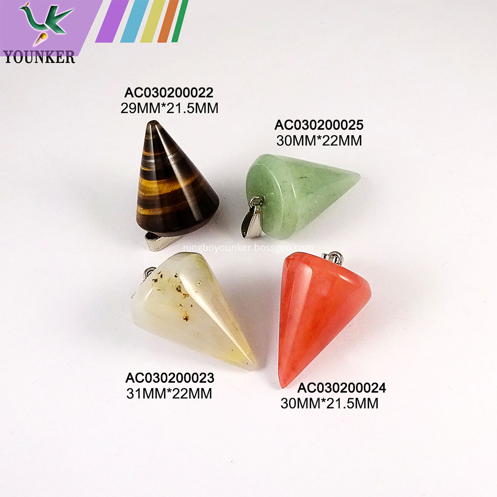 Multi Color Natural Stone Pendant