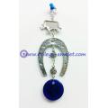 Turkish Horseshoe & Elephant Wall Hanging Amulet With Evil Eye Bead