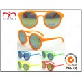 Óculos de sol coloridos dos miúdos na borracha Venda quente terminada e elegante (ks150)