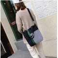 Black Sublimation Cotton Canvas Tote Bag