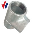 BS standard malleable iron galvanized fittings with plain