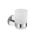 Wall Mounted Toothbrush Holder Frosted Glass Cup