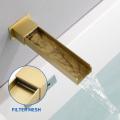 Wall Brushed Gold Tub Faucet Bathroom Faucet