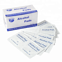 Toallitas húmedas con alcohol de 65 * 30 mm