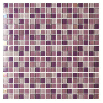 MIXCOLOR Forma cuadrada 300x300x4mm azulejos de mosaico de vidrio