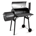 Garden Large Smoker Folding Side Table Outdoor Barrel Barbecue Grill Charcoal Grill Bbq