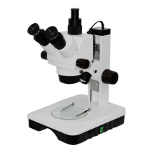 Microscópio estereoscópico Zoom Trinocular para uso em laboratório Yj-T102bt