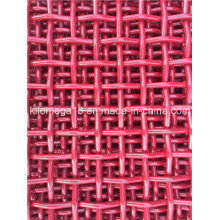 Clour vermelho de aço de alta elasticidade da tela 65m pintado