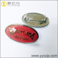 Custom metal crafts round label pin badge