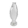 Fish shape glass wine whisky bottle