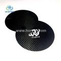 Custom round square carbon fiber cup holder coaster