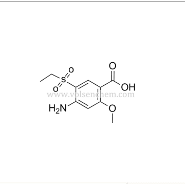 CAS 71675-87-1 Poudre cristalline blanche Acide 4-amino-5-éthylsulfonyl-2-méthoxybenzoïque pour les intermédiaires d&#39;amisulpride