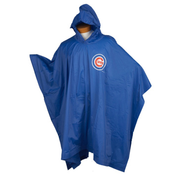 Reusable PVC Rain poncho with customized logo printing