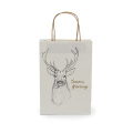 Handle Christmas Socks Gift Packing Paper Bag