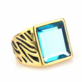 Luxury jewelry square Diamond signet ring