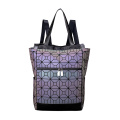 Custom geometric luminous storage shoe backpack organizer folding ladies travel bags