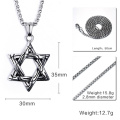 Top Quality Fashion Jewelry Stainless Steel Six-pointed star pendant